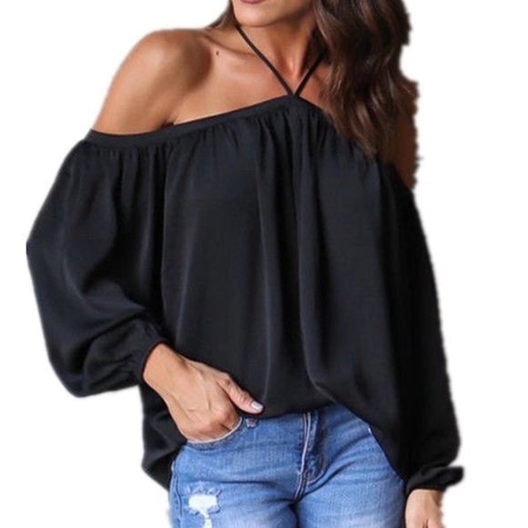 Trend Setter Diva Tops - 2 LEFT! Flirty & Sexy Unique open shoulder blouse!